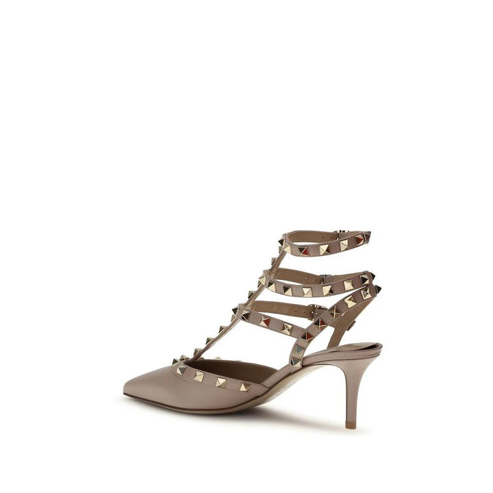 Valentino Garavani Sample Sale Valentino Garavani Multicolor Calf Leather Bos Taurus Mid Heel Pumps - | Designer outlet