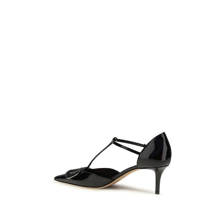 Valentino Garavani Sample Sale Valentino Garavani Black Calf Leather Bos Taurus High Heel Pumps - | Designer outlet