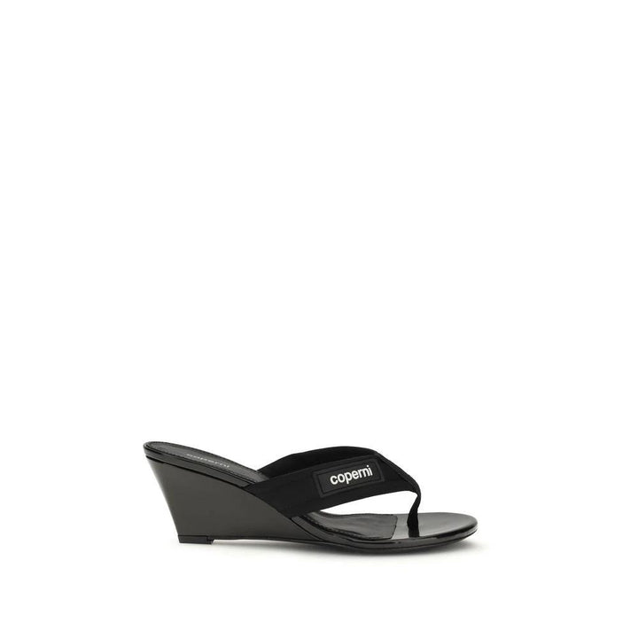 Coperni Sample Sale Coperni Black Polyamide Wedge Sandals - | Designer outlet