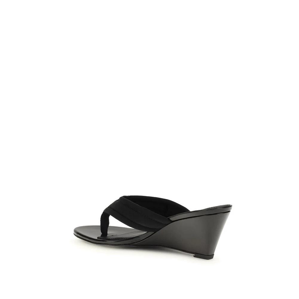 Coperni Sample Sale Coperni Black Polyamide Wedge Sandals - | Designer outlet