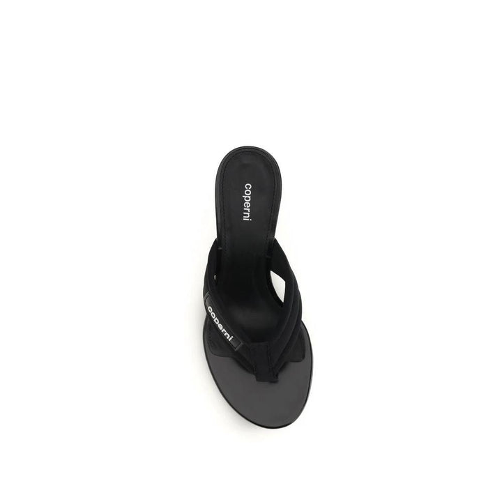 Coperni Sample Sale Coperni Black Polyamide Wedge Sandals - | Designer outlet