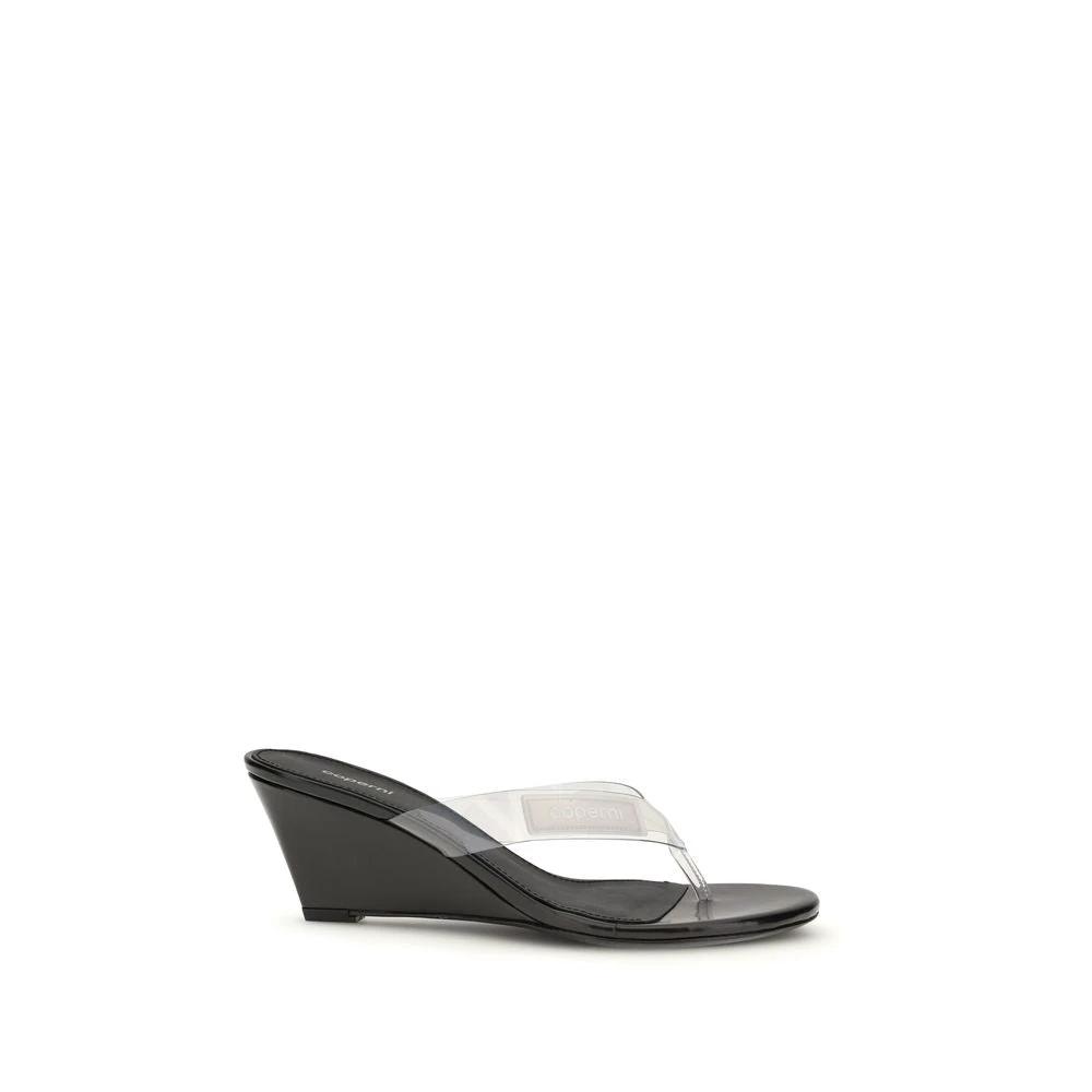 Coperni Sample Sale Coperni Black Pvc Flip-Flop Sandals - | Designer outlet