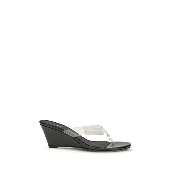 Coperni Sample Sale Coperni Black Pvc Flip-Flop Sandals - | Designer outlet