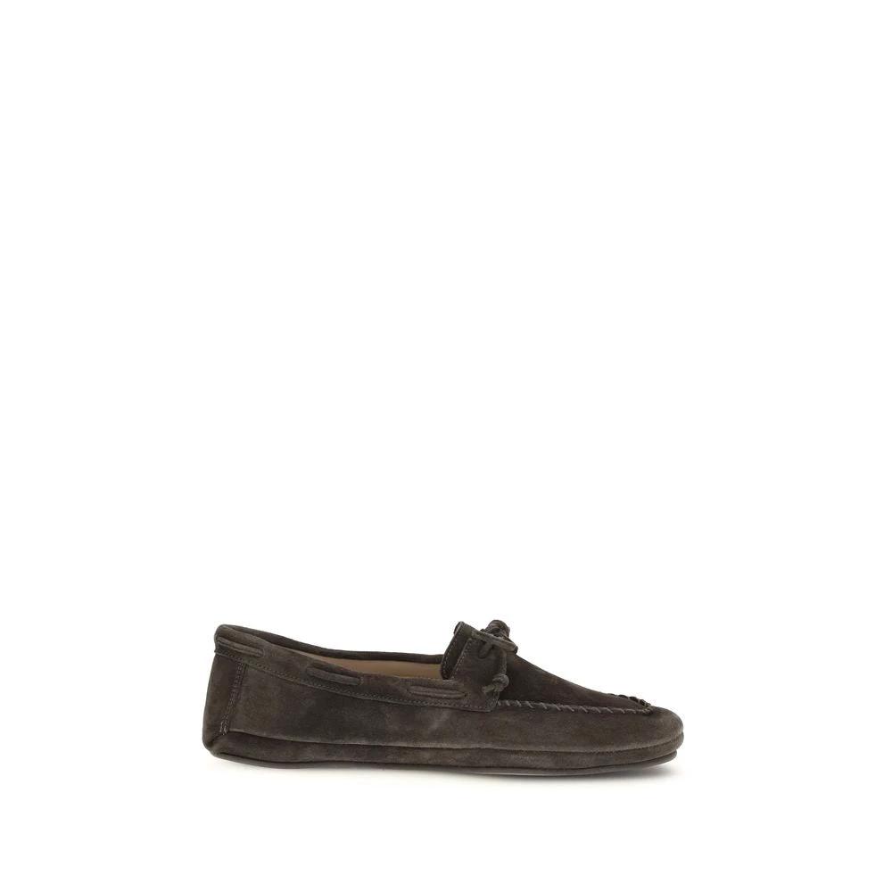 Le Monde Béryl Sample Sale Le Monde Béryl Brown Calf Leather Bos Taurus Slip-On Loafers - | Designer outlet