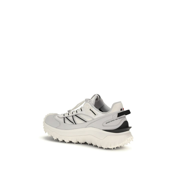 Moncler Gray Polyamide Athletic Sneakers