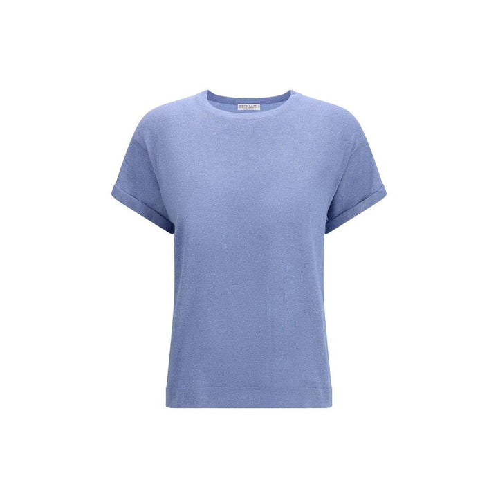Brunello Cucinelli Sample Sale Brunello Cucinelli Blue Nylon T-Shirt - | Designer outlet