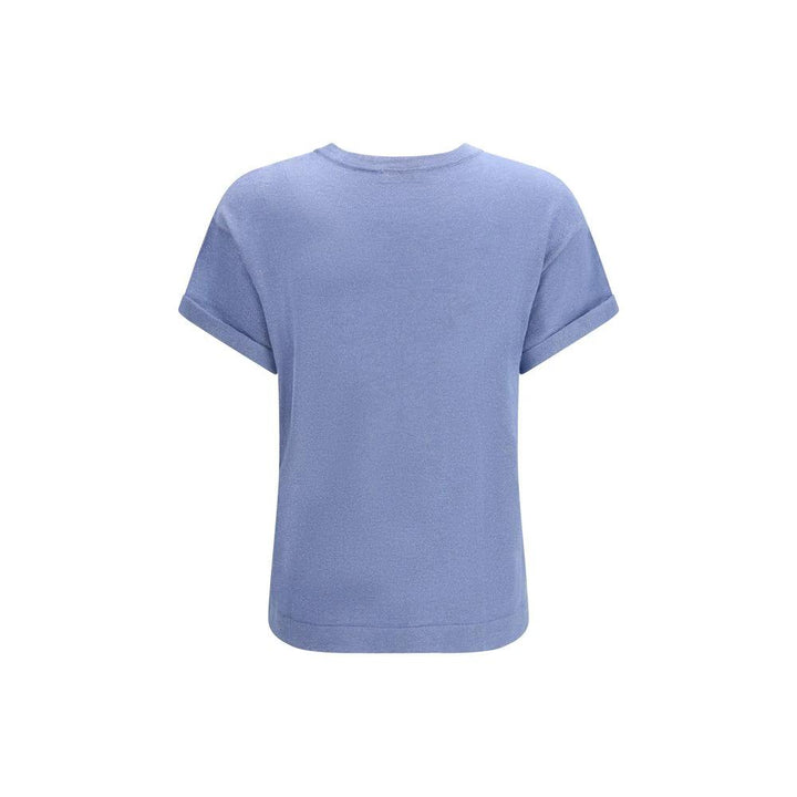 Brunello Cucinelli Sample Sale Brunello Cucinelli Blue Nylon T-Shirt - | Designer outlet