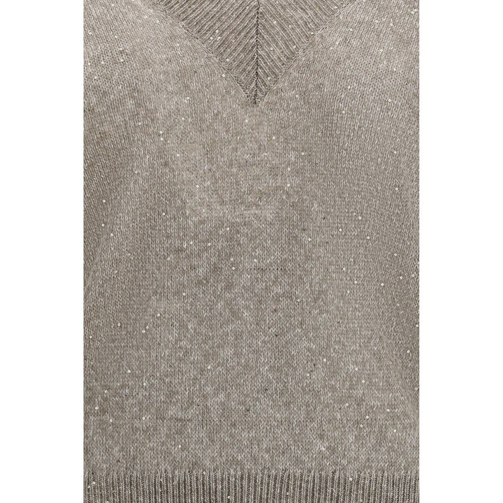 Brunello Cucinelli Sample Sale | Brunello Cucinelli Brown Linen Sportswear - | Designer outlet