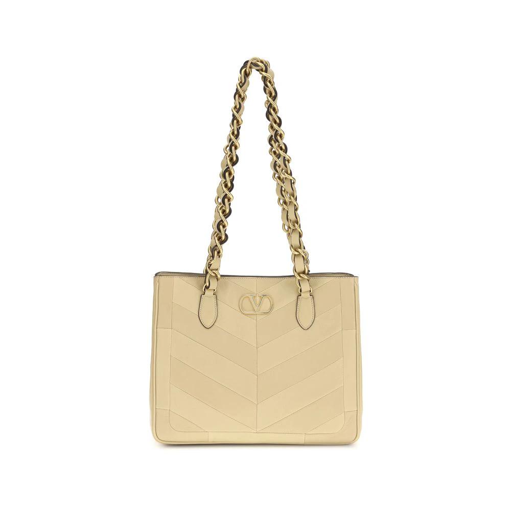 Valentino Garavani Sample Sale Valentino Garavani Gold Napa Leather / Calf Bos Taurus Shoulder Bag - | Designer outlet