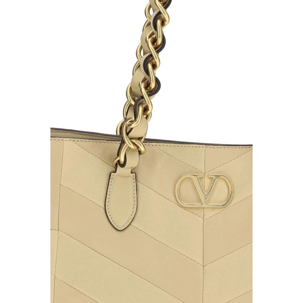 Valentino Garavani Sample Sale Valentino Garavani Gold Napa Leather / Calf Bos Taurus Shoulder Bag - | Designer outlet