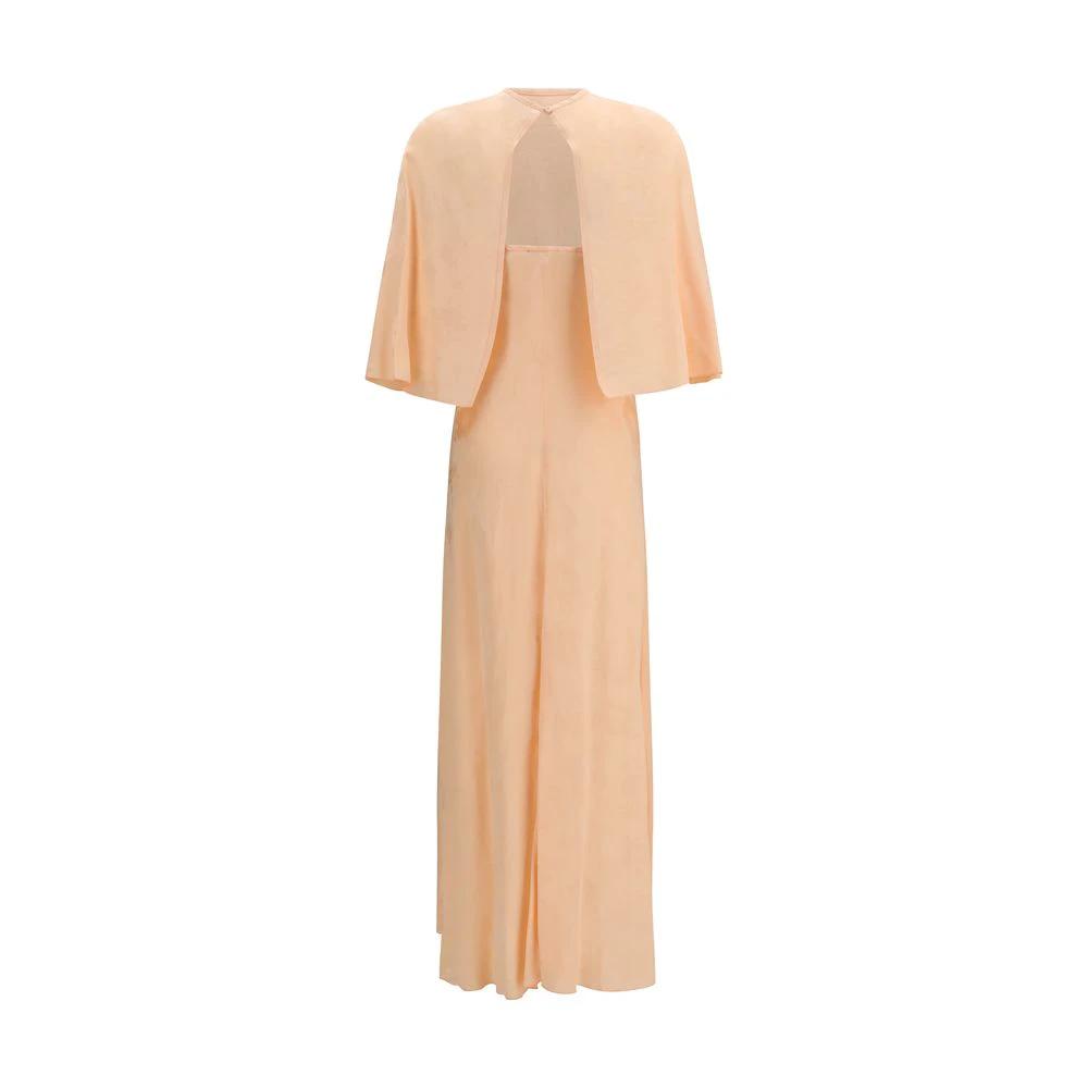 Forte_Forte Sample Sale Forte_Forte Orange Viscose Casual Dress - | Designer outlet