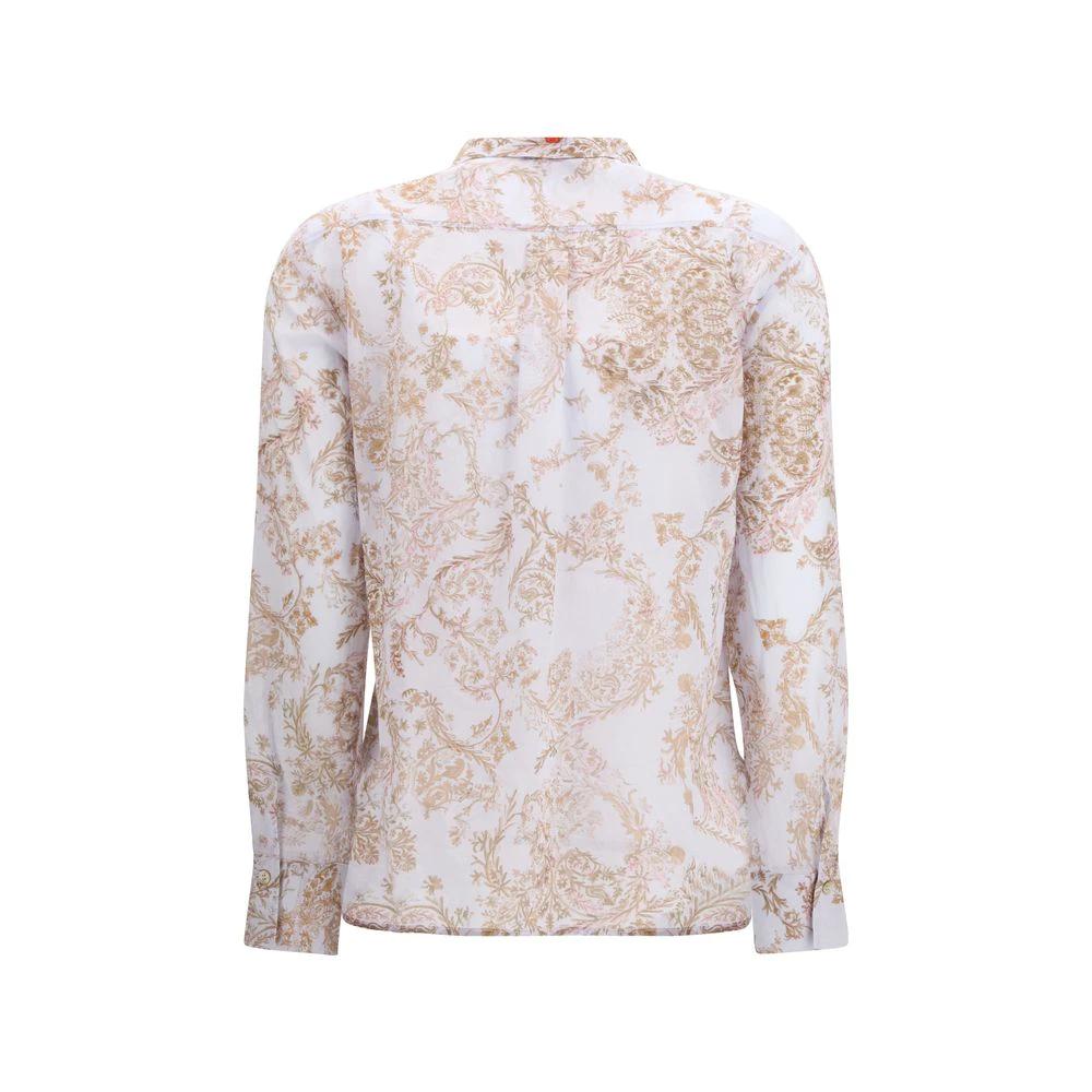 Forte_Forte Sample Sale Forte_Forte Multicolor Cotton Pattern Shirt - | Designer outlet