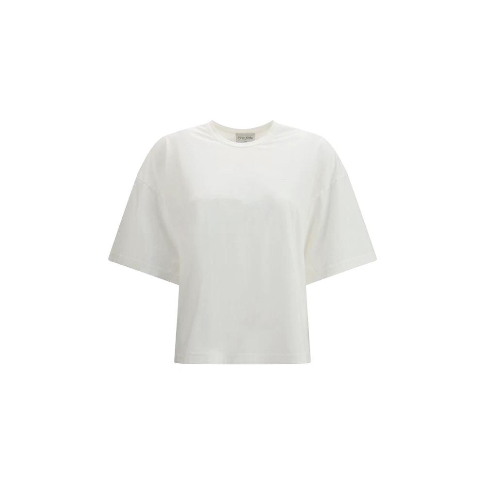 Forte_Forte Sample Sale Forte_Forte White Cotton T-Shirt - | Designer outlet
