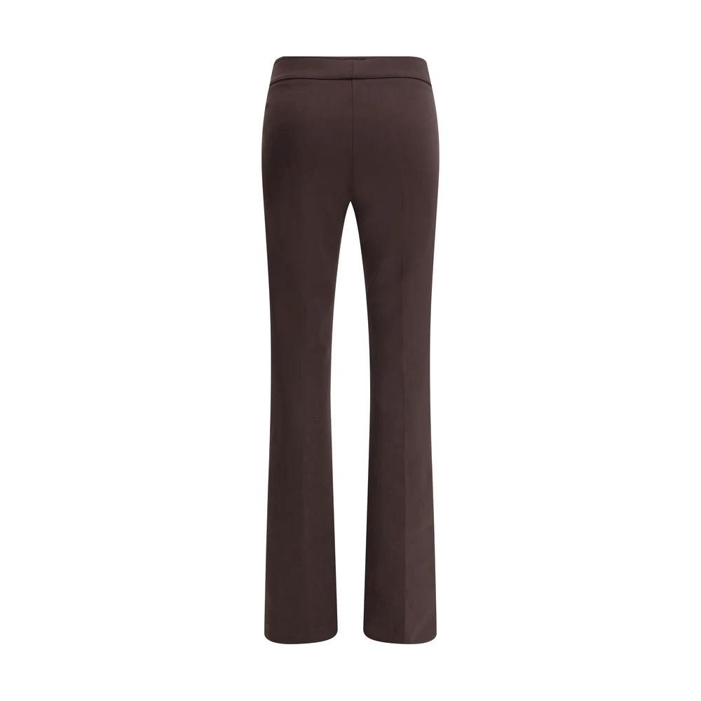Avenue Montaigne Sample Sale Avenue Montaigne Brown Elastane Flared Pants - | Designer outlet