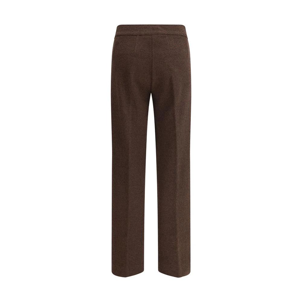 Avenue Montaigne Sample Sale Avenue Montaigne Brown Polyester Casual Pants - | Designer outlet