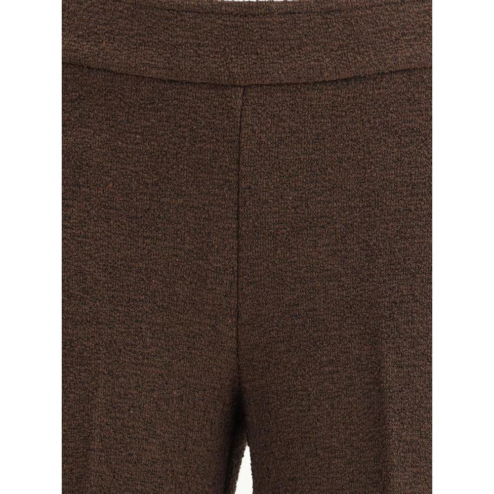 Avenue Montaigne Sample Sale Avenue Montaigne Brown Polyester Casual Pants - | Designer outlet