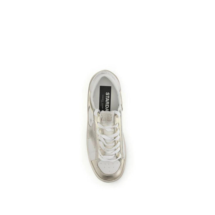 Golden Goose Sample Sale Golden Goose Gold Calf Leather Bos Taurus Low Top Sneakers - | Designer outlet