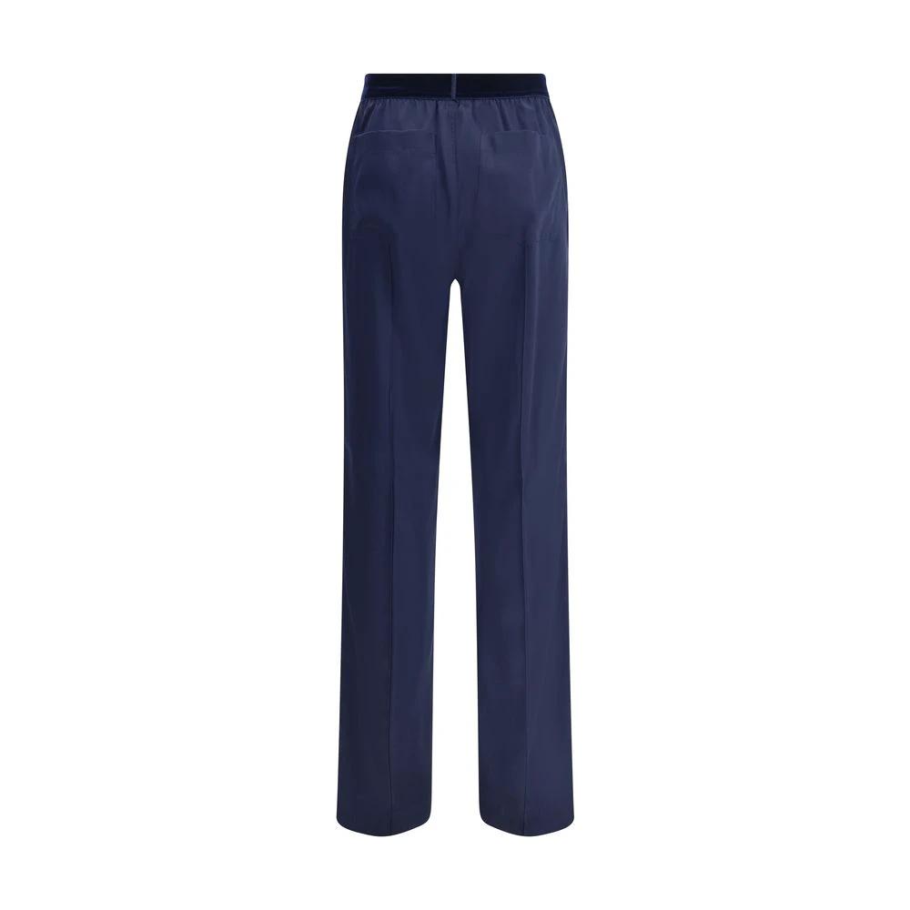Tom Ford Blue Elastane Casual Pants