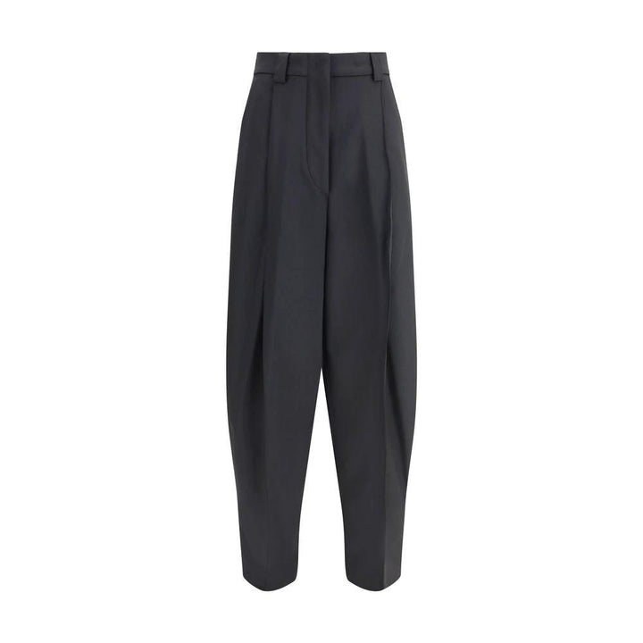 The Latest Black Polyester Casual Pants