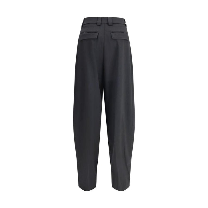 The Latest Black Polyester Casual Pants