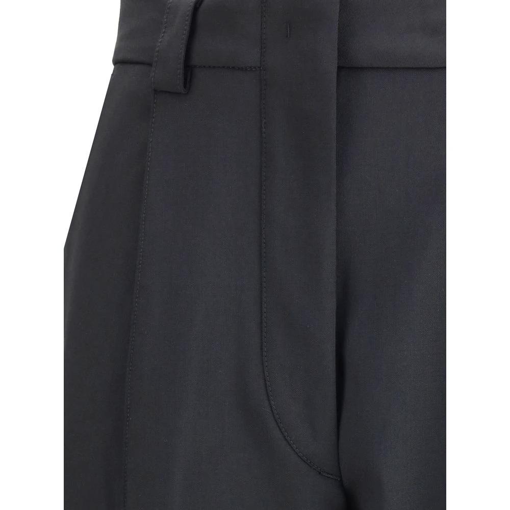 The Latest Black Polyester Casual Pants