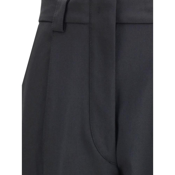 The Latest Black Polyester Casual Pants