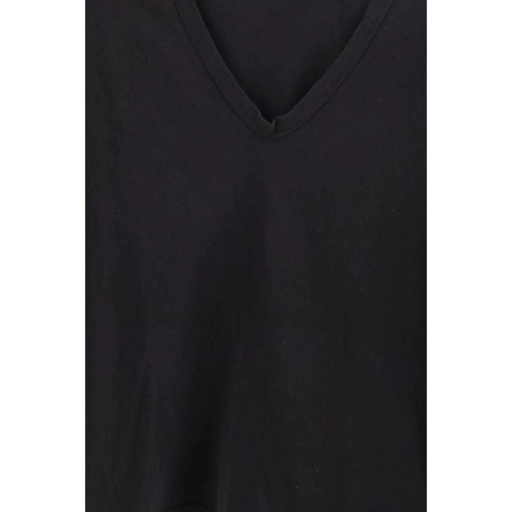 James Perse Sample Sale James Perse Black Cotton Long Sleeve T-Shirt - | Designer outlet