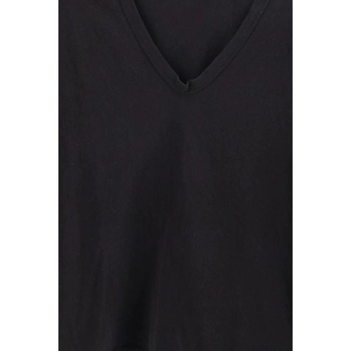 James Perse Sample Sale James Perse Black Cotton Long Sleeve T-Shirt - | Designer outlet