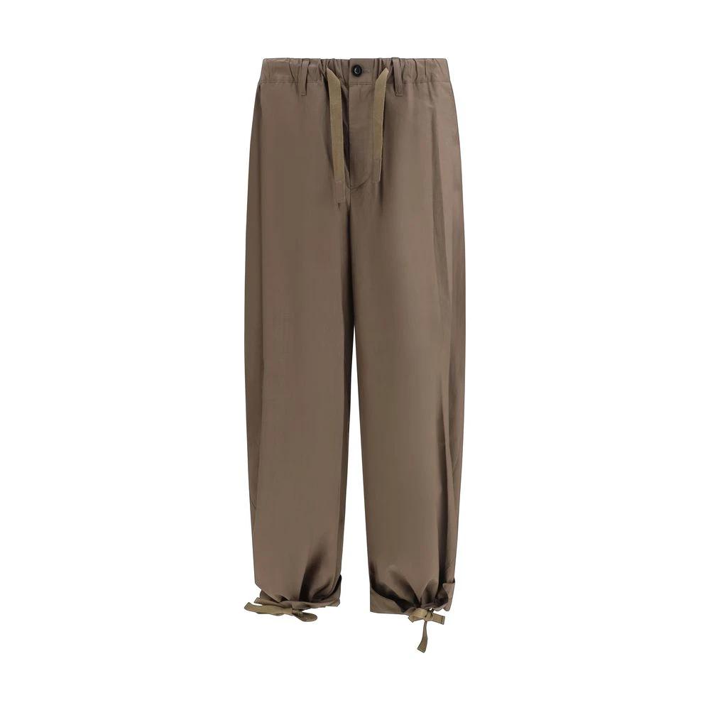 Sacai Sample Sale Sacai Brown Cotton Casual Pants - | Designer outlet