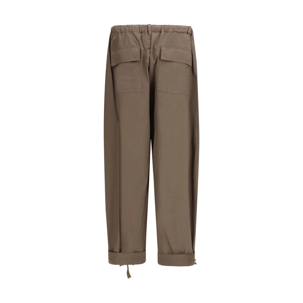 Sacai Sample Sale Sacai Brown Cotton Casual Pants - | Designer outlet