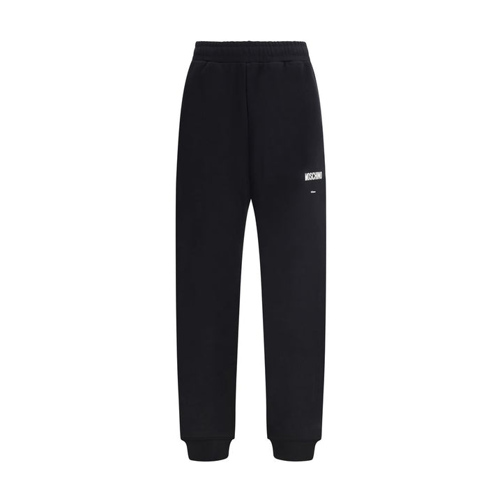 Moschino Black Cotton Casual Pants
