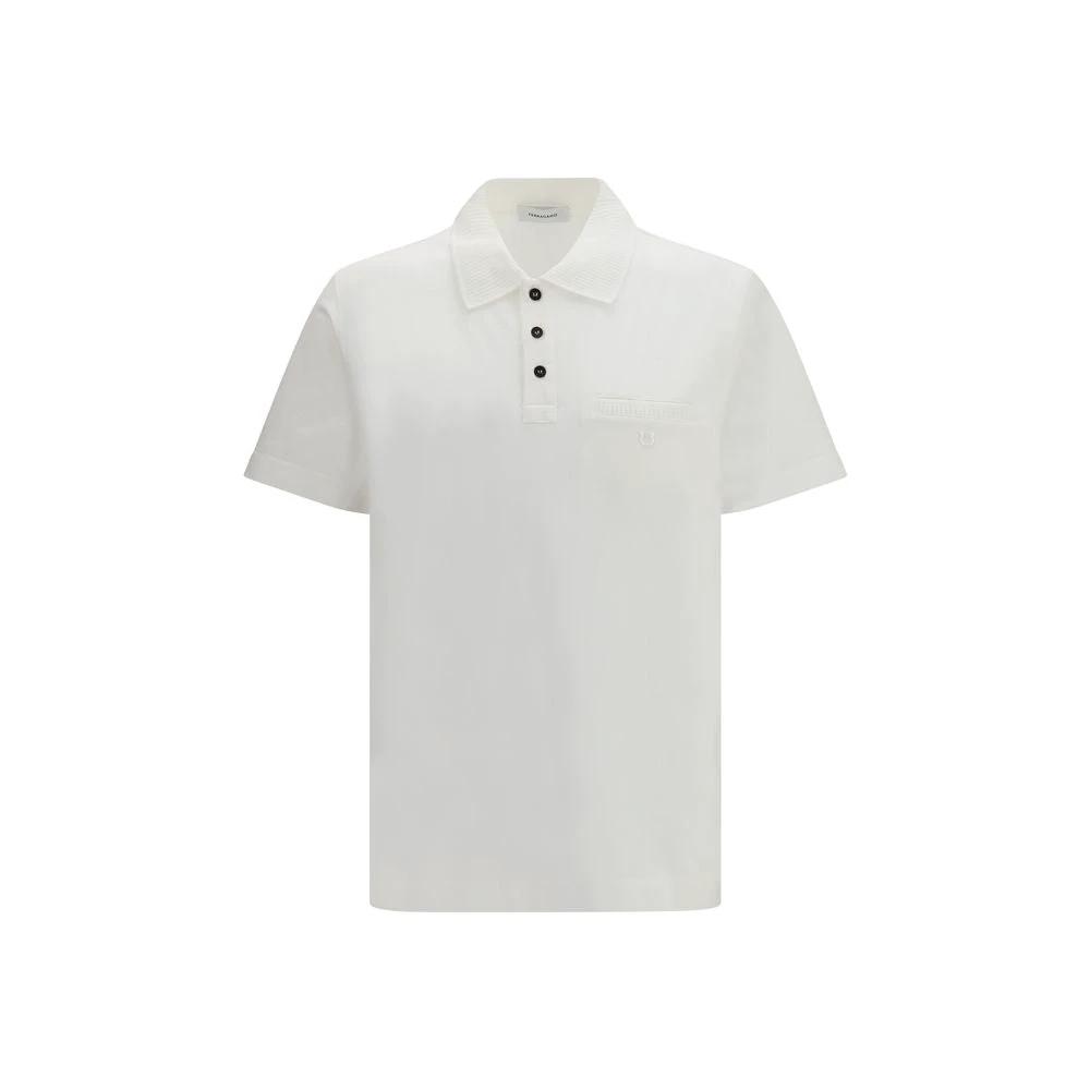 Ferragamo Sample Sale Ferragamo White Cotton Polo Shirt - | Designer outlet