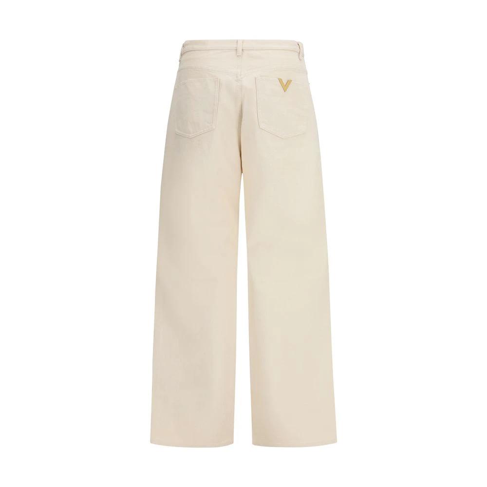 Valentino Sample Sale Valentino Beige Cotton Jeans Denim - | Designer outlet