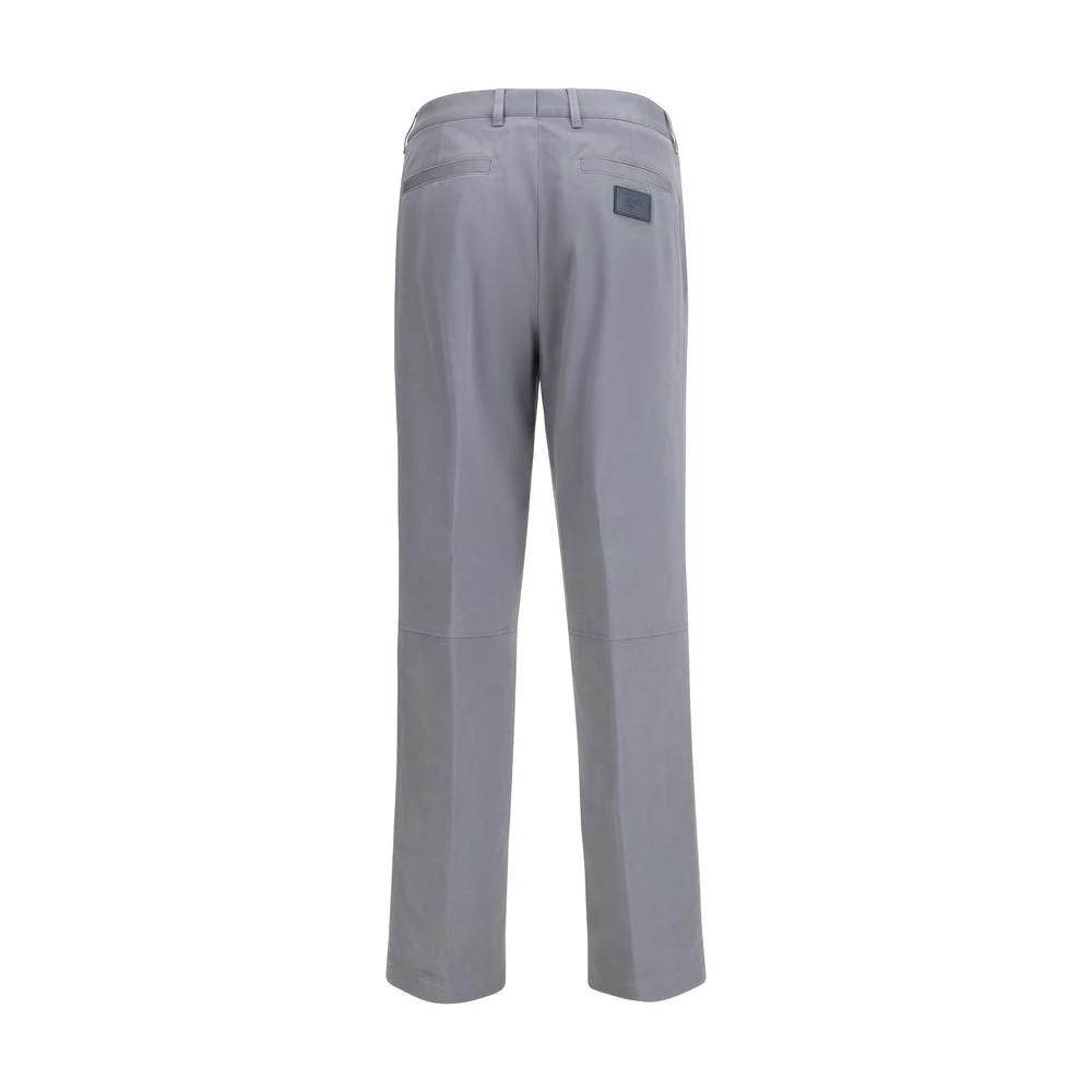 Fendi Sample Sale Fendi Gray Cotton Casual Pants - | Designer outlet