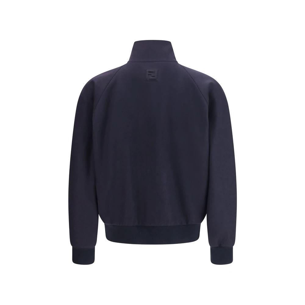 Fendi Blue Cashmere Bomber