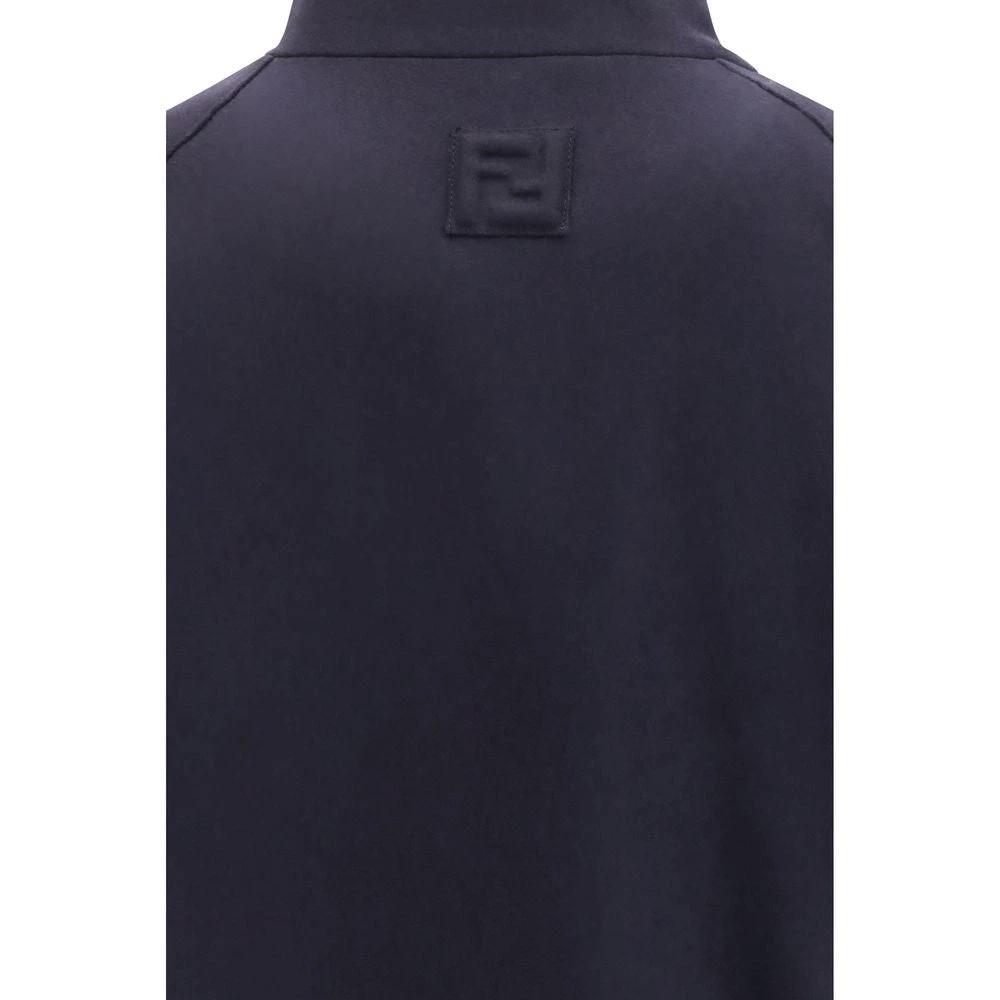 Fendi Blue Cashmere Bomber