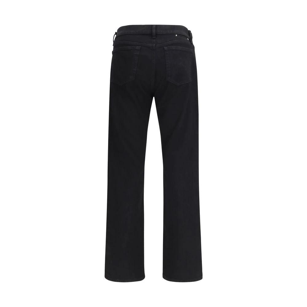 Golden Goose Black Cotton Slim Fit Jeans