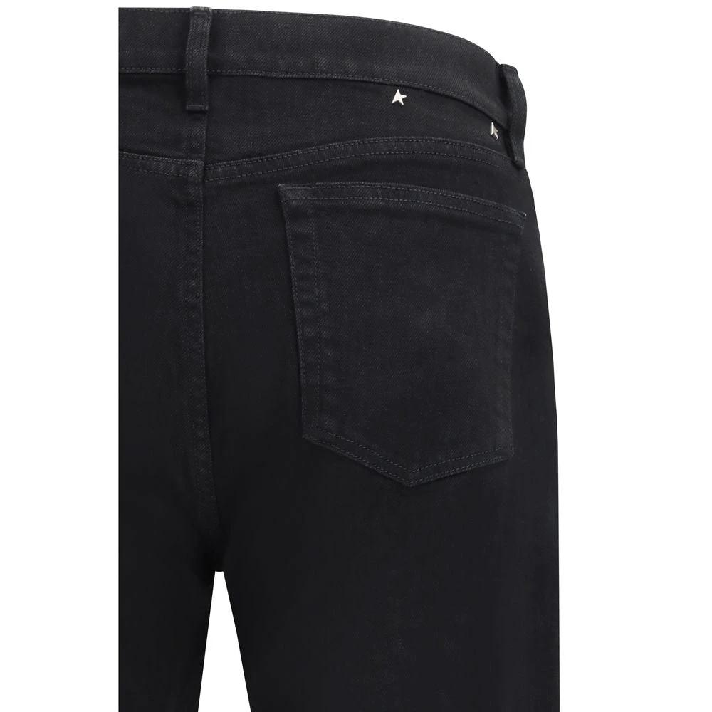 Golden Goose Black Cotton Slim Fit Jeans