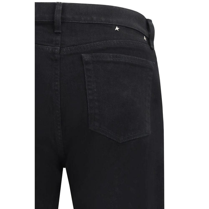 Golden Goose Black Cotton Slim Fit Jeans