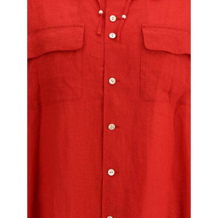 Undercover Multicolor Linen Dress Shirt