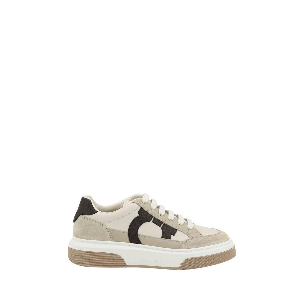 Ferragamo Sample Sale Ferragamo Multicolor Calf Leather Bos Taurus Platform Sneakers - | Designer outlet