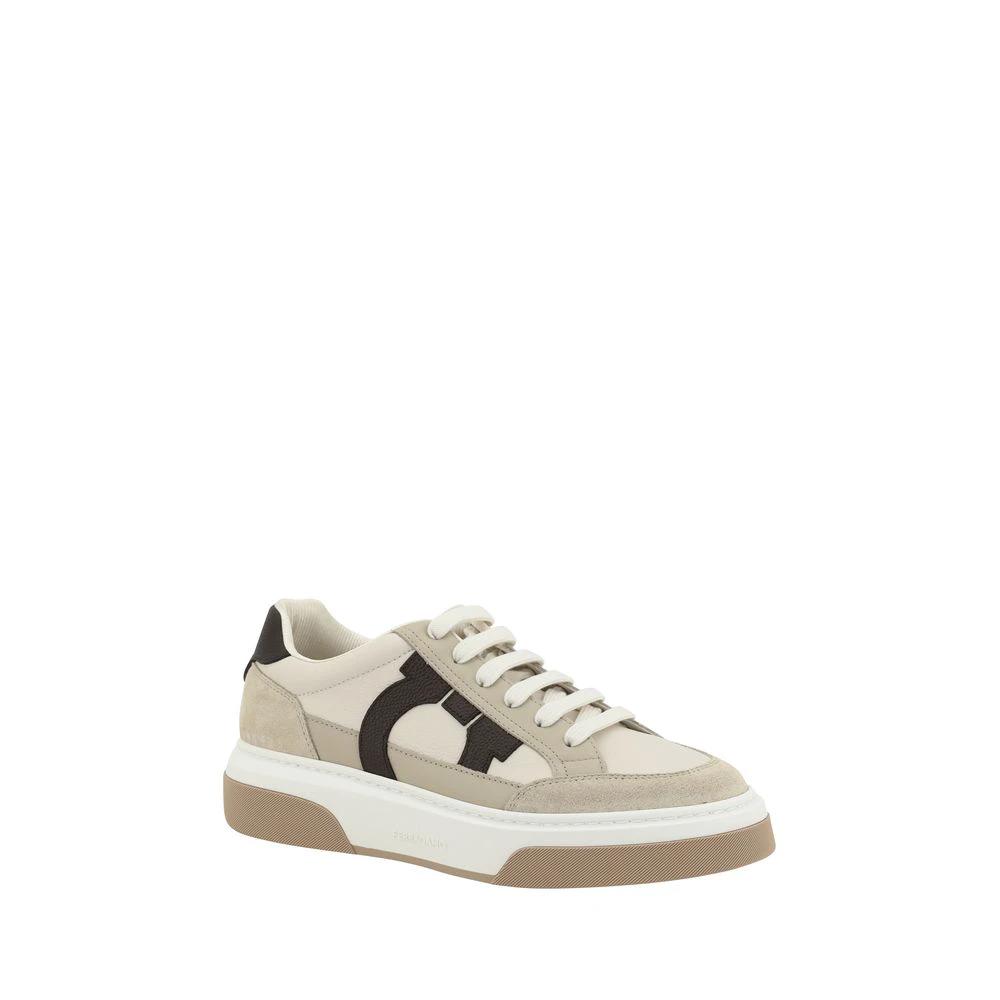 Ferragamo Sample Sale Ferragamo Multicolor Calf Leather Bos Taurus Platform Sneakers - | Designer outlet