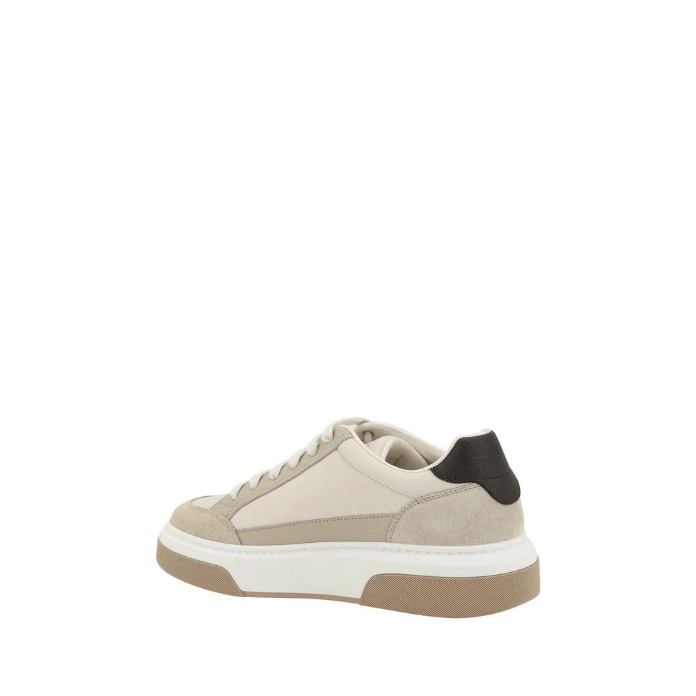 Ferragamo Sample Sale Ferragamo Multicolor Calf Leather Bos Taurus Platform Sneakers - | Designer outlet