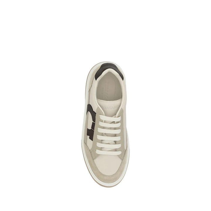 Ferragamo Sample Sale Ferragamo Multicolor Calf Leather Bos Taurus Platform Sneakers - | Designer outlet