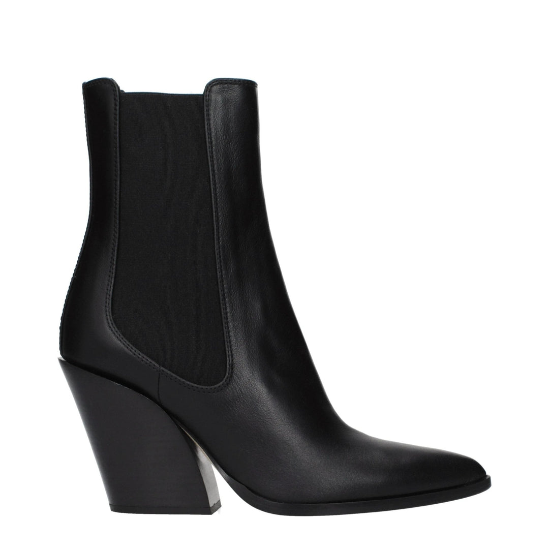 Jimmy Choo Sample Sale Jimmy Choo Black Leather Ankle Boots - | Designer outlet