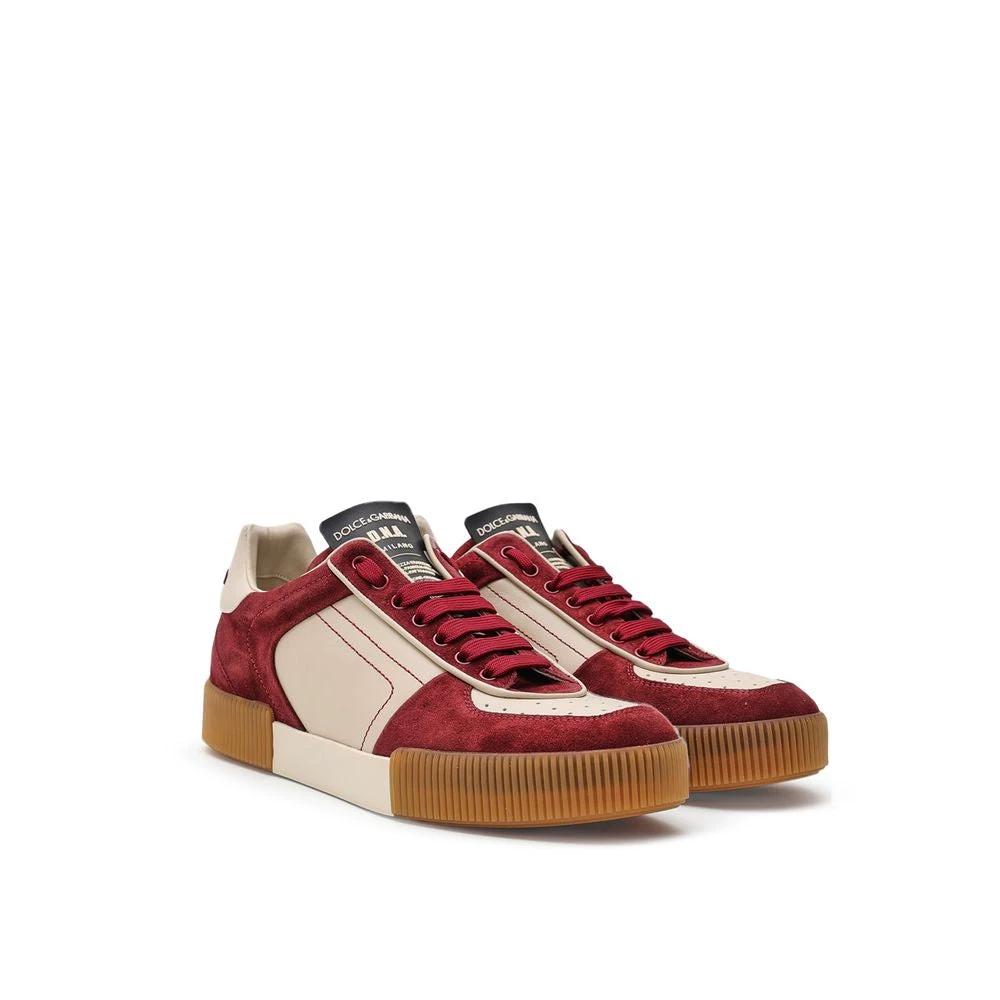Dolce &amp; Gabbana Sample Sale Dolce &amp; Gabbana White Leather Low Top Sneakers - | Designer outlet