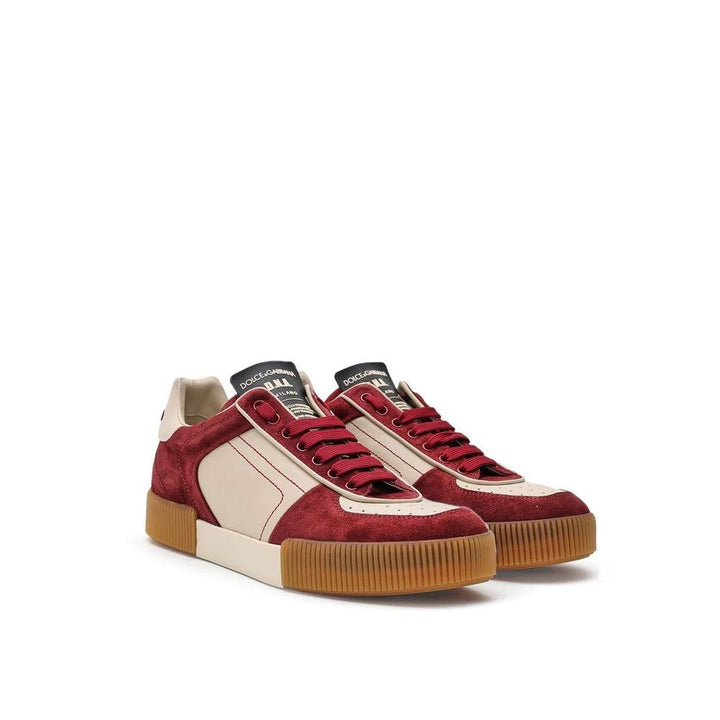 Dolce &amp; Gabbana Sample Sale Dolce &amp; Gabbana White Leather Low Top Sneakers - | Designer outlet