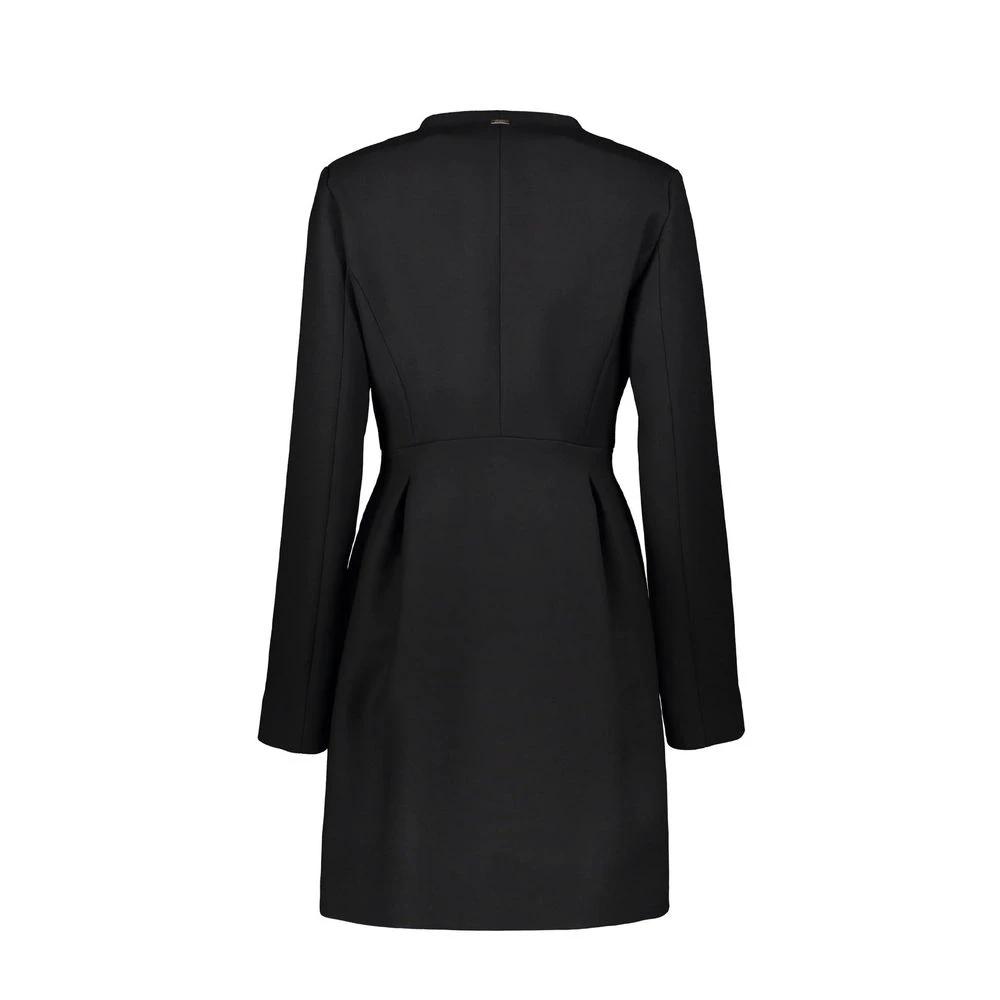 Herno Sample Sale Herno Black Virgin Wool Coat - | Designer outlet