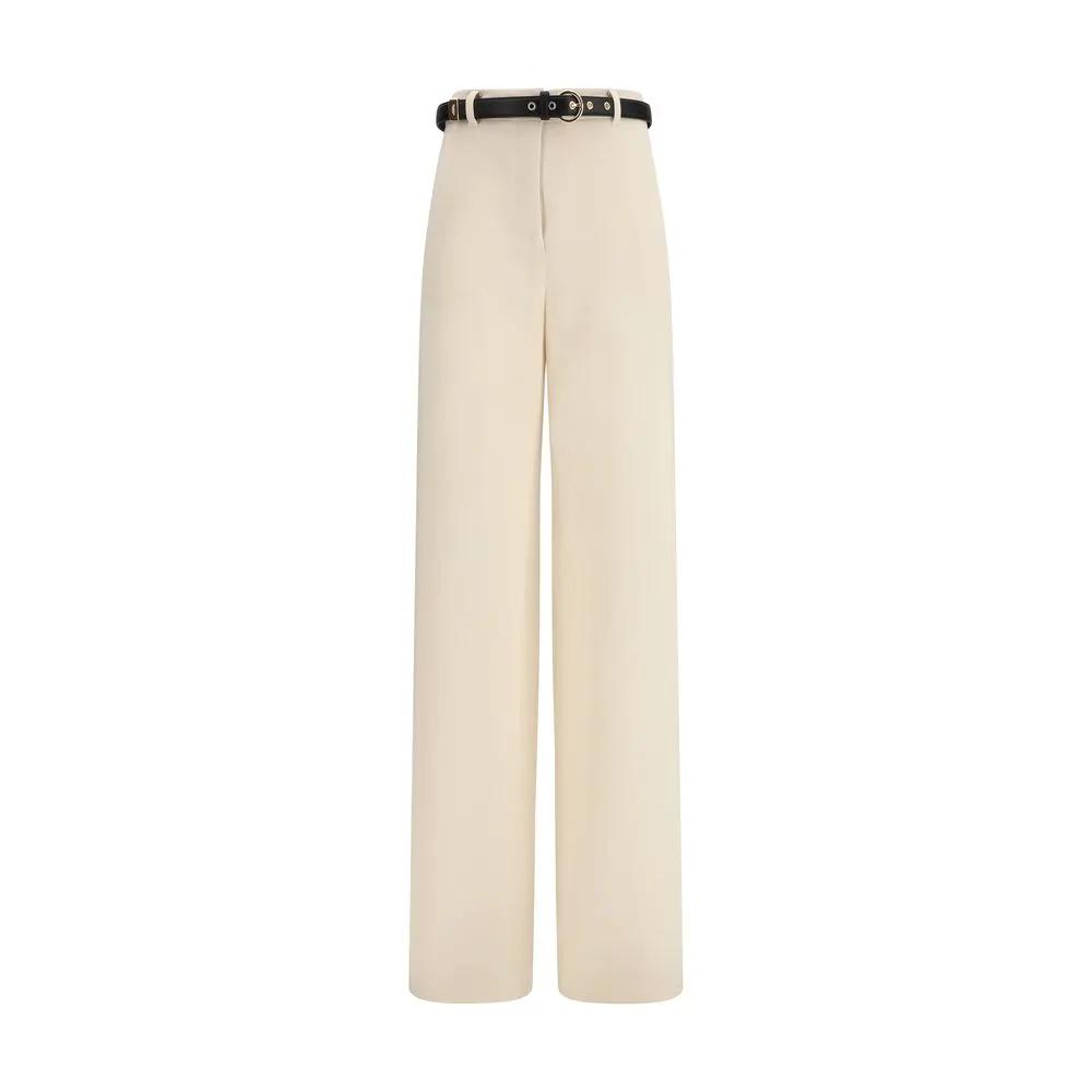 Max Mara Sample Sale | Max Mara Beige Triacetate Dress Pants - | Designer outlet