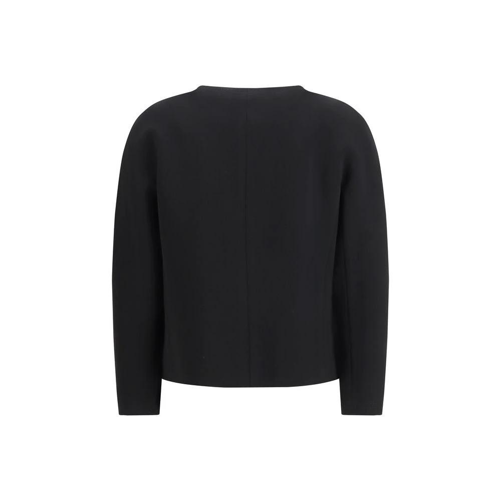 Max Mara Sample Sale Max Mara Black Triacetate Full-Length Jacket - | Designer outlet